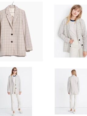 Madewell Dorset Blazer Windowpane